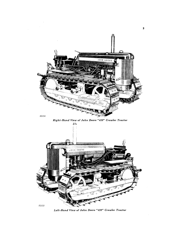 JOHN DEERE 420 CRAWLER OPERATOR MANUAL OMT31756