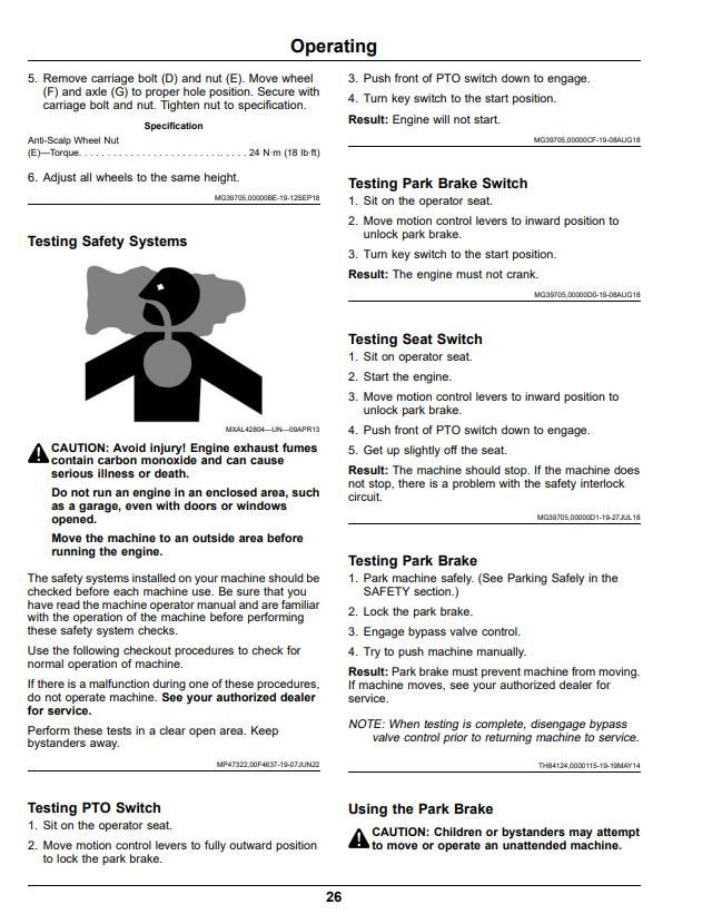 JOHN DEERE Z740R ZTRAK™ SERIES GAS OPERATOR MANUAL OMUC26139