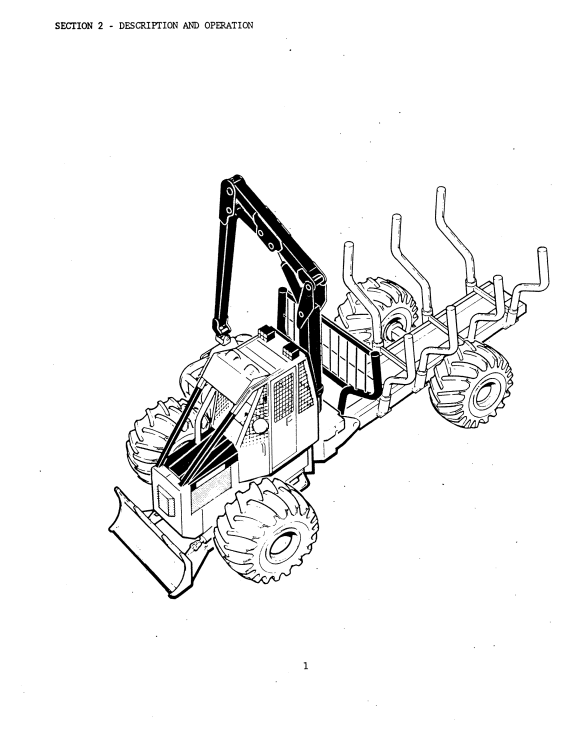 JOHN DEERE 230 FORWARDER OPERATOR MANUAL AA5258