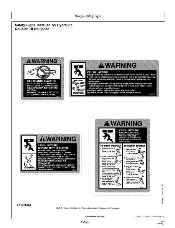 JOHN DEERE 160DLC EXCAVATOR ENGINE 4045HT056 AND 4045HT065 OPERATOR MANUAL OMT226911