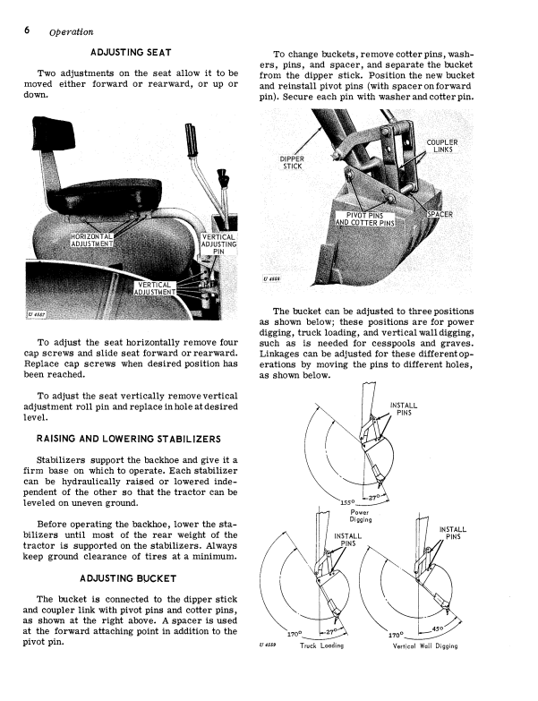 JOHN DEERE 92 BACKHOE OPERATOR MANUAL OMU40451