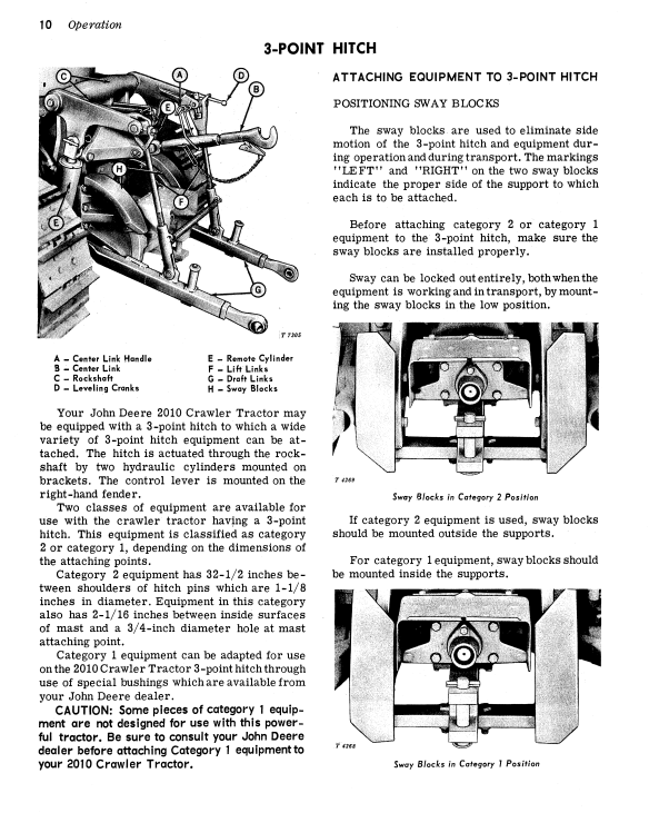 JOHN DEERE 2010 CRAWLER TRACTOR OPERATOR MANUAL OMT14693