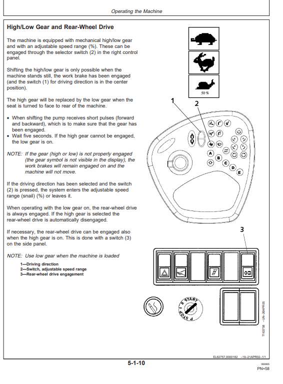 JOHN DEERE 810D FORWARDER OPERATOR MANUAL OMF069342