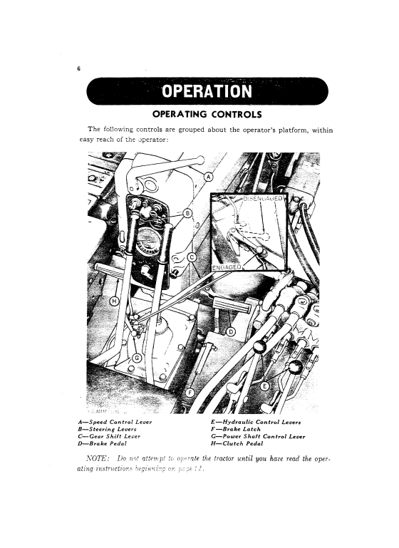 JOHN DEERE 420 CRAWLER OPERATOR MANUAL OMT31756