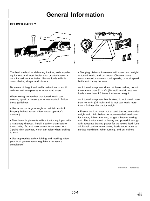 JOHN DEERE 4700 SELF PROPELLED SPRAYER PRE DELIVERY INSTRUCTION MANUAL PDIN200765