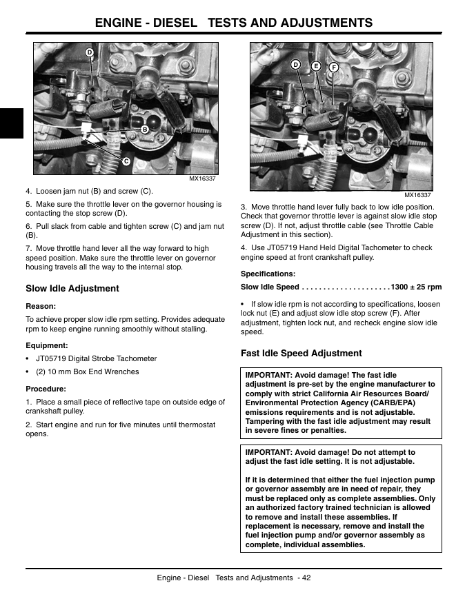 JOHN DEERE 4010 COMPACT UTILITY TRACTOR TECHNICAL MANUAL TM1983