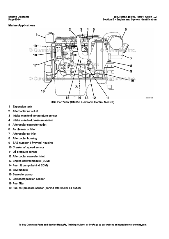 JOHN DEERE CUMMIN ENGINE ISB, ISBE2, ESBE3, ESBE4, QSB, QSC, QSL, ISC, ISLE 4021416-VOL1 REPAIR MANUAL