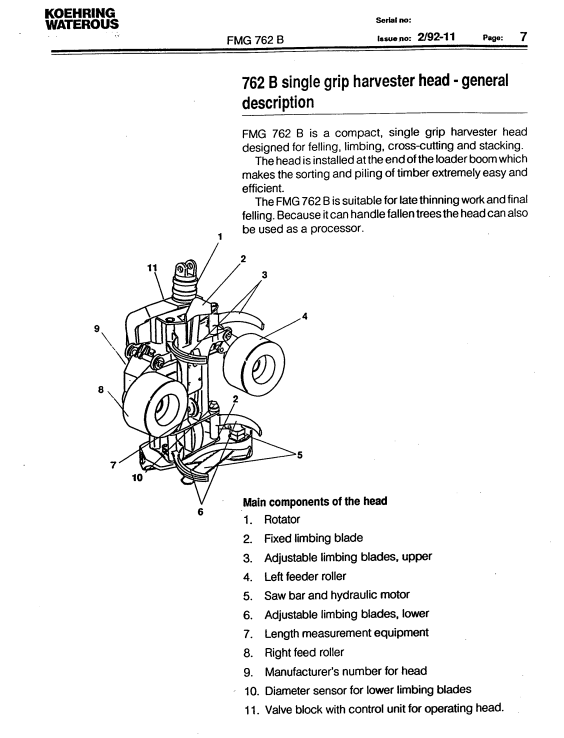 JOHN DEERE HARVESTING ATTACHMENT 762B AND LOKOMATIC 90 OWNER MANUAL 701416100