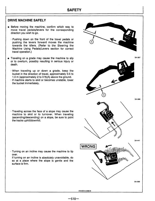 HITACHI EX750-5, EX800H-5 EXCAVATOR OPERATOR MANUAL EM17C12