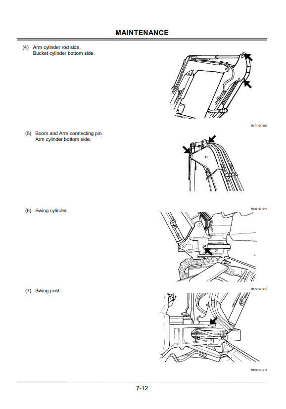 HITACHI EX27U, EX35U, EX50U EXCAVATOR OPERATOR MANUAL EM1BUNA31