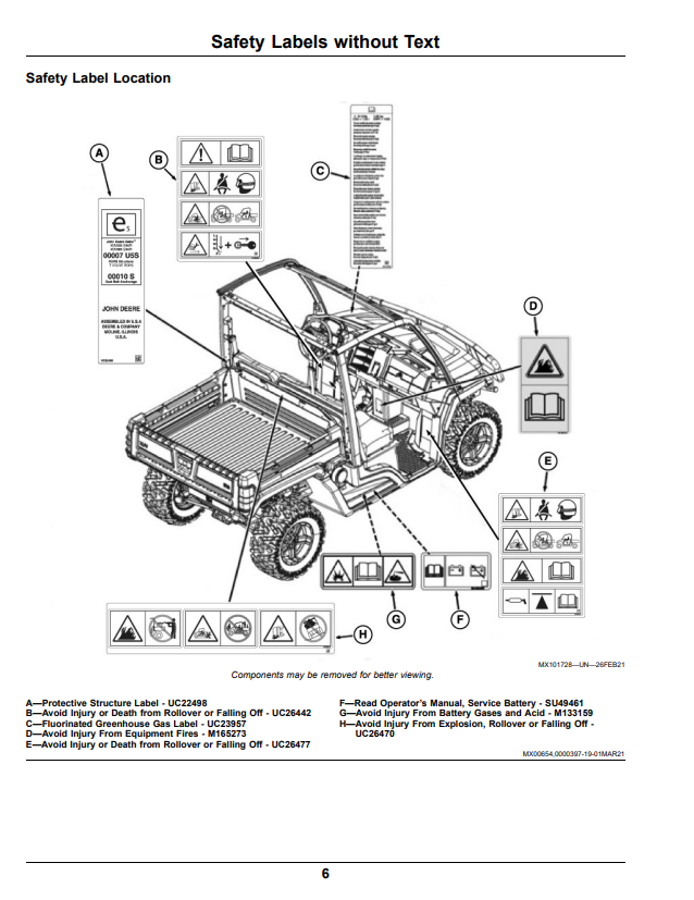 JOHN DEERE XUV865M AND XUV865R GATOR™ UTILITY VEHICLES OPERATOR MANUAL OMUC26721