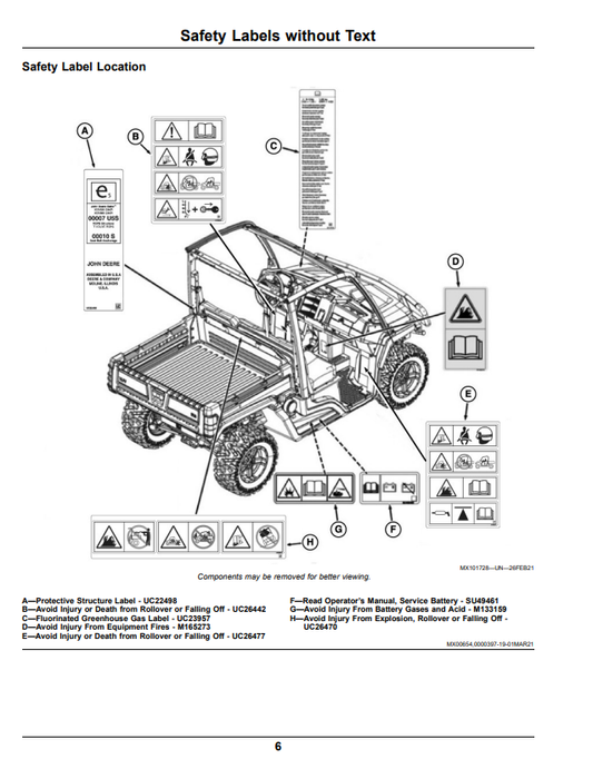 JOHN DEERE XUV865M AND XUV865R GATOR™ UTILITY VEHICLES OPERATOR MANUAL OMUC26721