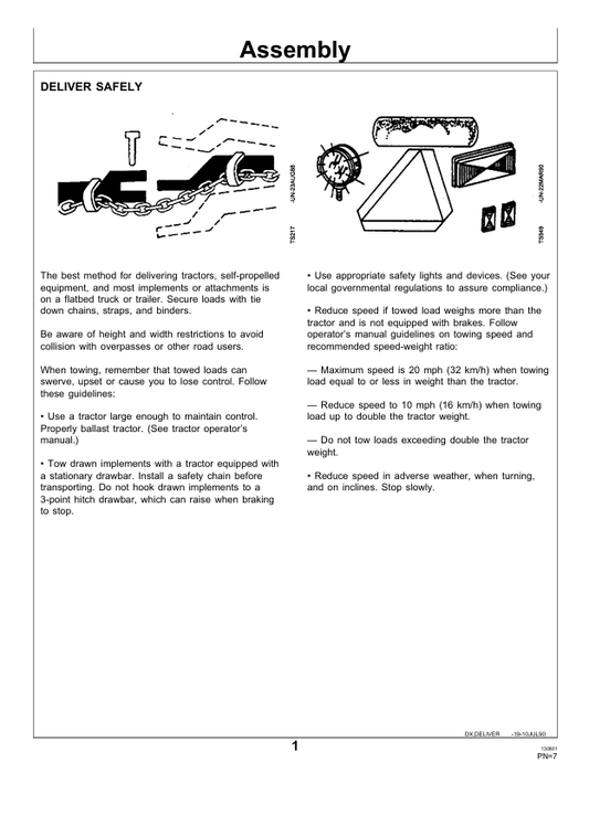 JOHN DEERE 435, 535 ROUND BALER PRE DELIVERY INSTRUCTION MANUAL PDIE82463