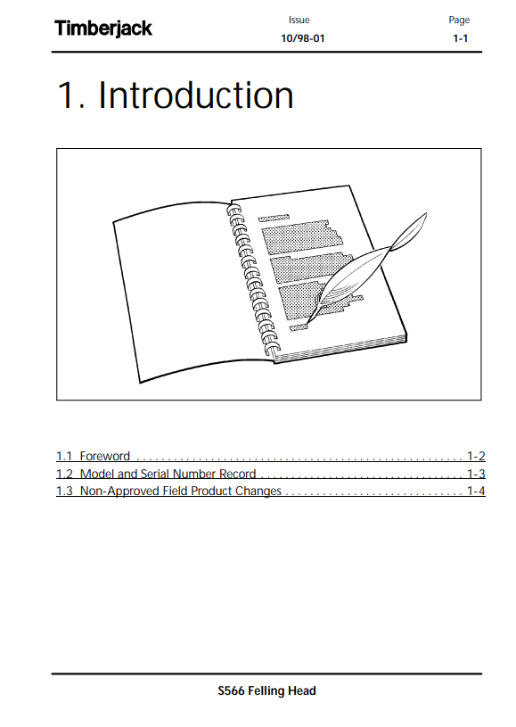 JOHN DEERE S566 STT DISC SAW FELLING HEAD OPERATOR MANUAL OMF288076