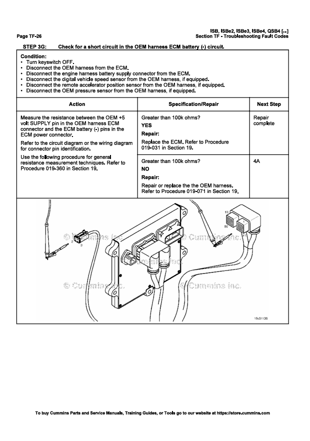 JOHN DEERE CUMMIN ENGINE ISB, ISBE2, ESBE3, ESBE4, QSB, QSC, QSL, ISC, ISLE 4021416-VOL2 REPAIR MANUAL