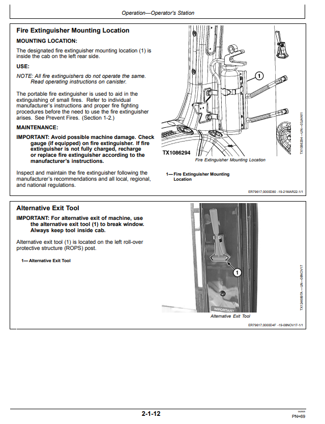 JOHN DEERE 250GLC EXCAVATOR OPERATOR MANUAL OMT338170X19