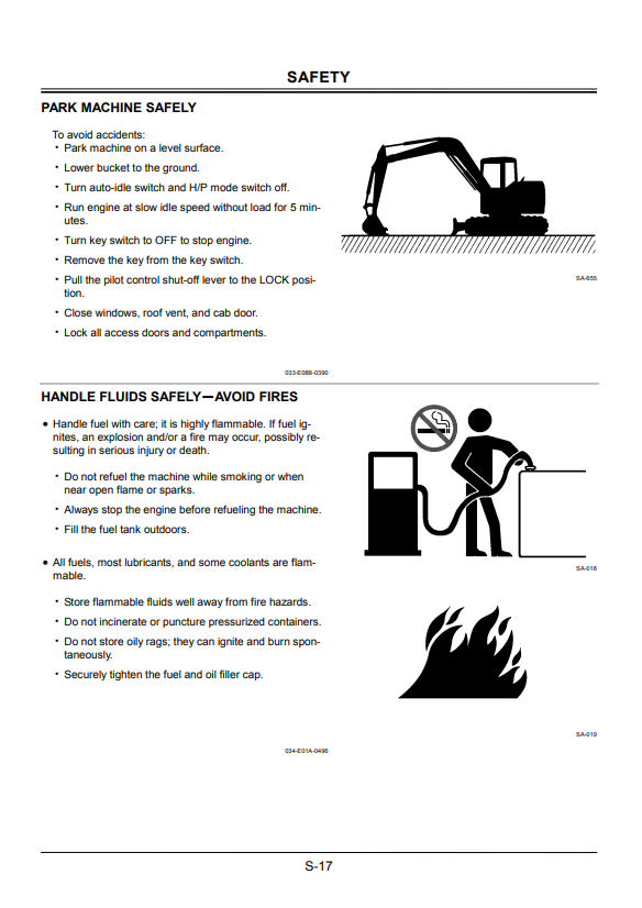 JOHN DEERE ZAXIS 75US-A HYDRAULIC EXCAVATOR OPERATOR MANUAL EM1CGNA12