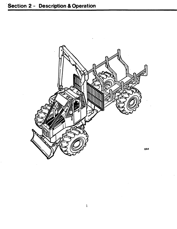 JOHN DEERE 230 FORWARDER OPERATOR MANUAL 8043110