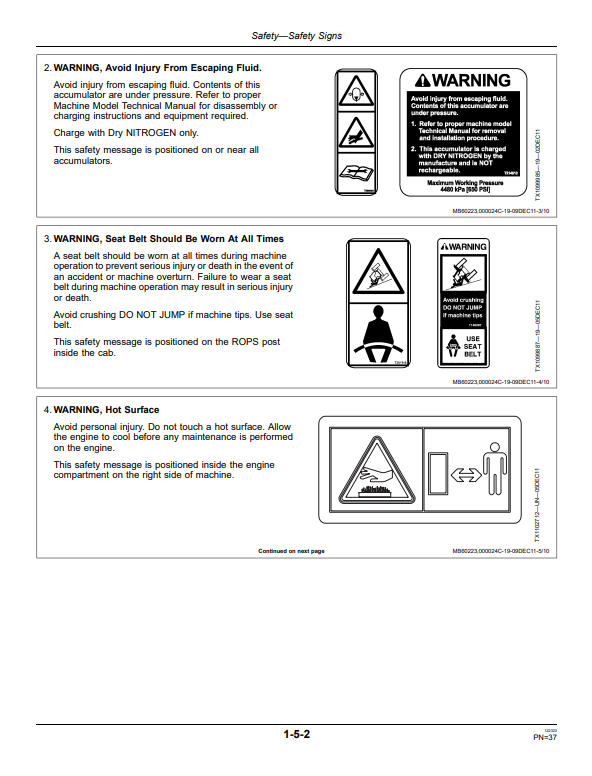 JOHN DEERE 850J CRAWLER DOZER OPERATOR MANUAL OMT275118