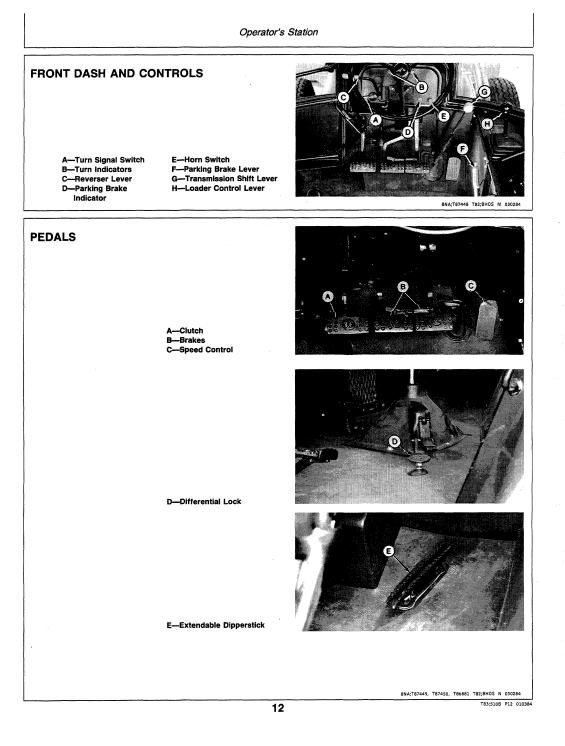 JOHN DEERE 510B BACKHOE LOADER OPERATOR MANUAL OMT79036