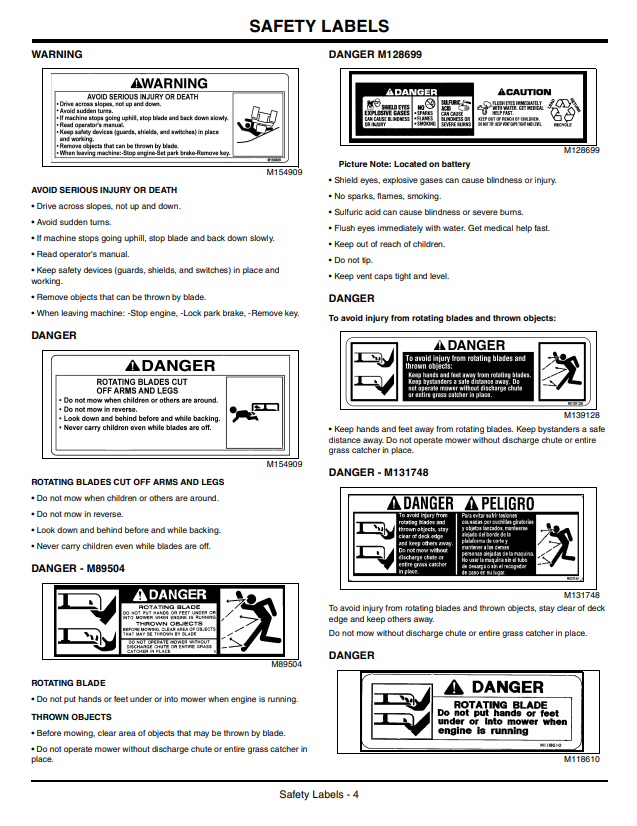 JOHN DEERE Z225, Z245, Z425, Z445, Z465 EZTRAK OPERATOR MANUAL OMM162468