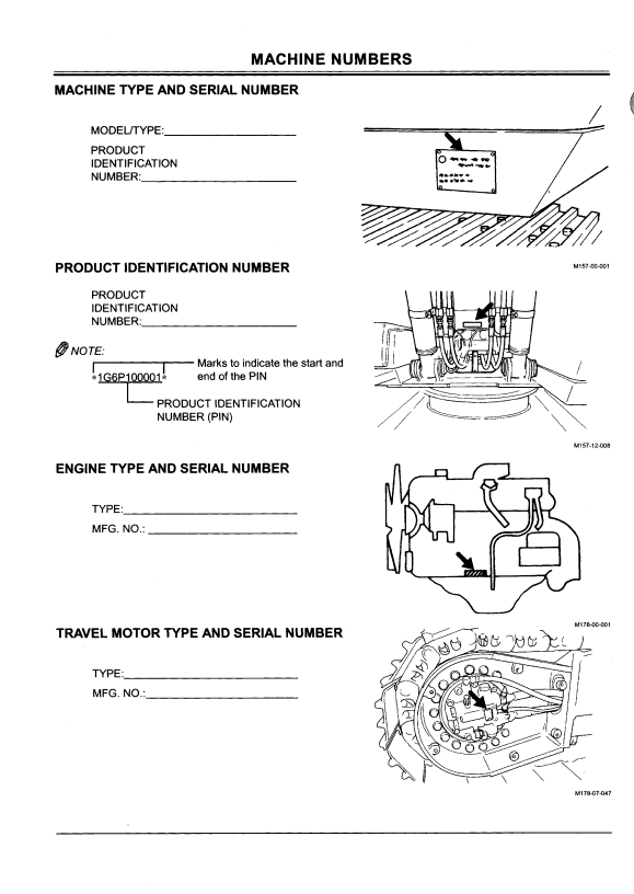JOHN DEERE ZAXIS 200, 200LC, 210H, 210LCH EXCAVATOR OPERATOR MANUAL EM1G611