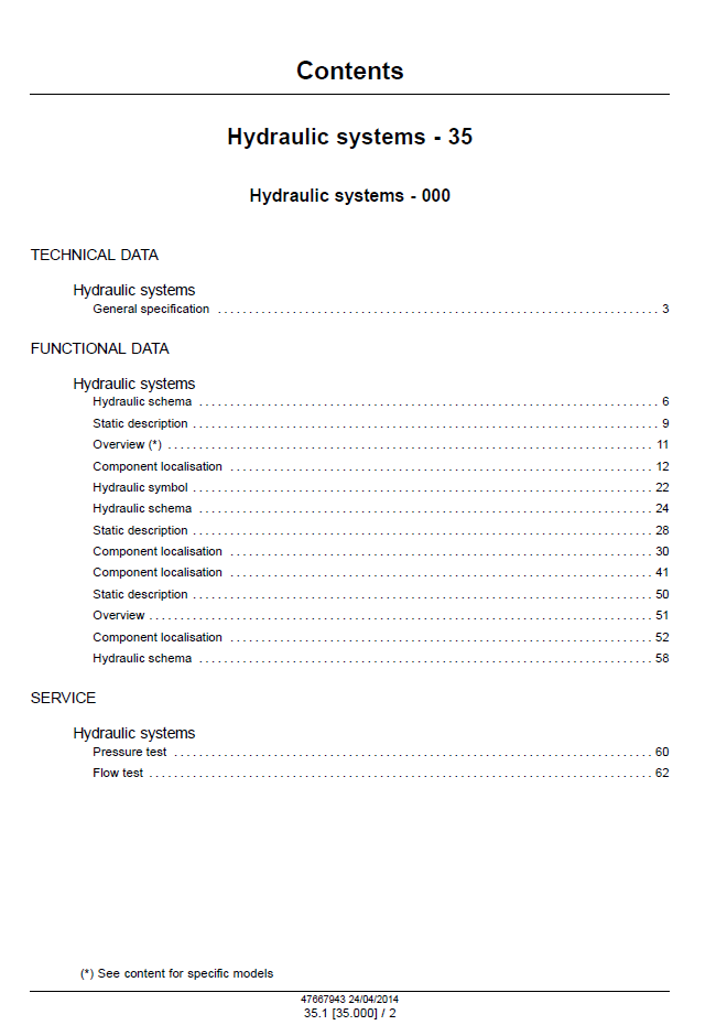 47712588 New Holland CR Series Tier 4A Combine Service Repair Manual