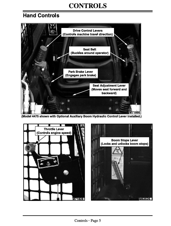 JOHN DEERE 4475 AND 5575 SKID-STEER LOADER OPERATOR MANUAL OMM123792