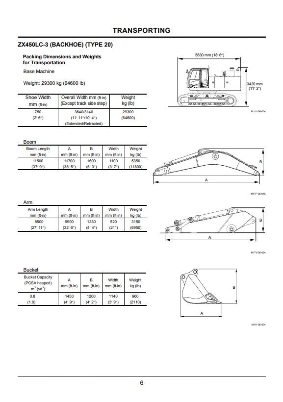 HITACHI ZAXIS 450LC-3, 470LCH-3 SUPER LONG FRONT ATTACHMENT HYDRAULIC EXCAVATOR OPERATOR, PARTS CATALOG MANUAL EPM1J1USL13