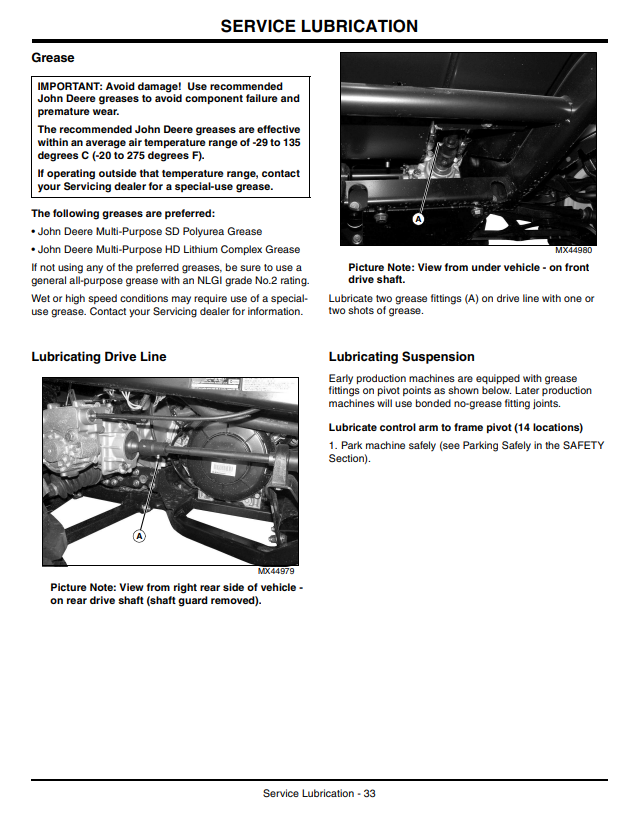 JOHN DEERE GATOR™ UTILITY VEHICLE XUV 625I OPERATOR MANUAL OMM159758