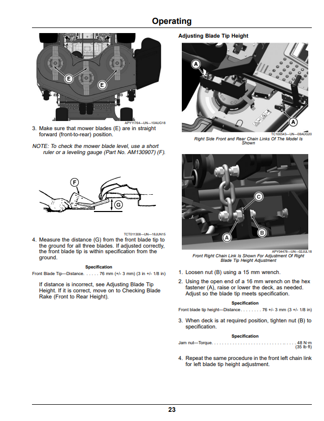 JOHN DEERE Z740R ZTRAK™ SERIES GAS OPERATOR MANUAL OMUC43827