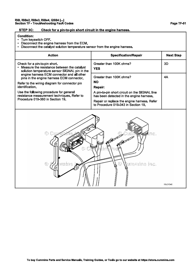 JOHN DEERE CUMMIN ENGINE ISB, ISBE2, ESBE3, ESBE4, QSB, QSC, QSL, ISC, ISLE 4021416-VOL3 REPAIR MANUAL