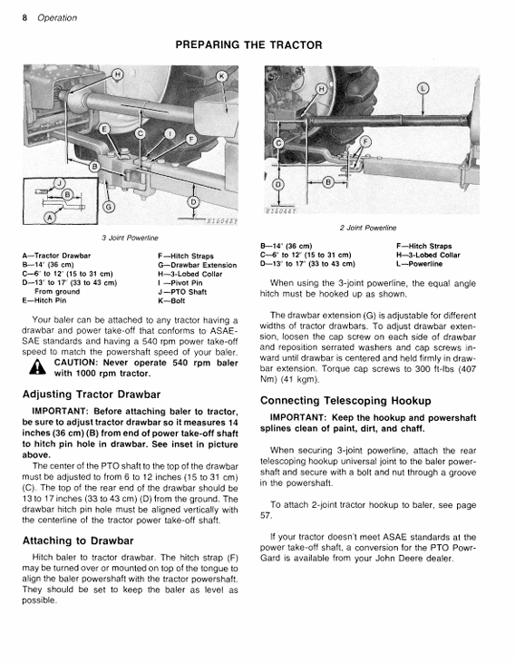 JOHN DEERE 336 SERIES BALERS OPERATOR MANUAL OME53642
