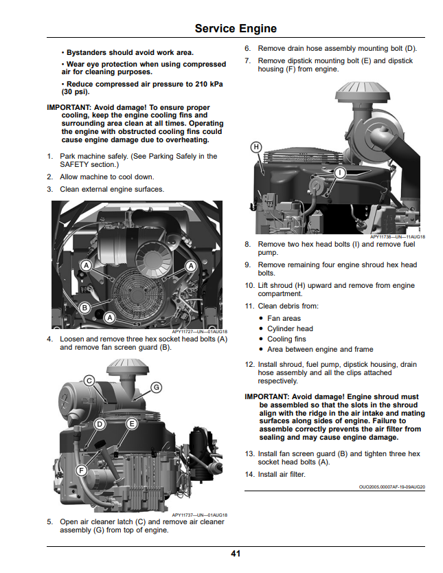 JOHN DEERE Z740R ZTRAK™ SERIES GAS OPERATOR MANUAL OMUC43827