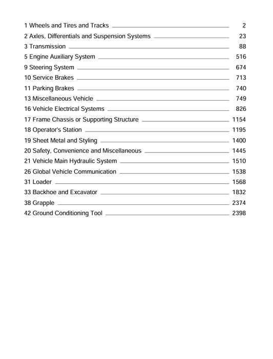 JOHN DEERE 310SL-BACKHOE LOADER PARTS CATALOG MANUAL PC11323