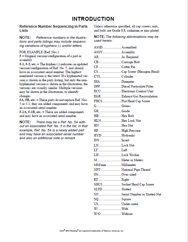4TNV88C-KMS MUSTANG Engine Parts Catalog PDF Manual 50940248