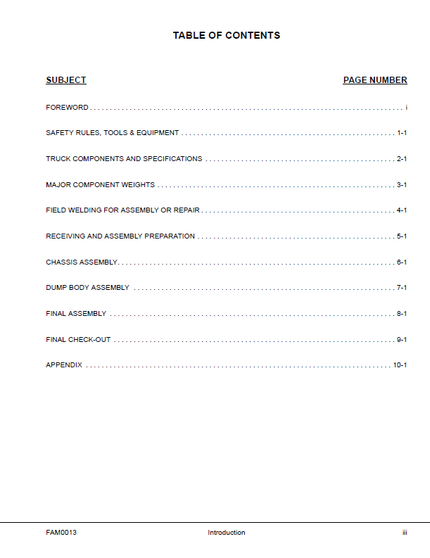 KOMATSU 930E-4 DUMP TRUCK FIELD ASSEMBLY MANUAL CEAW004600D PDF