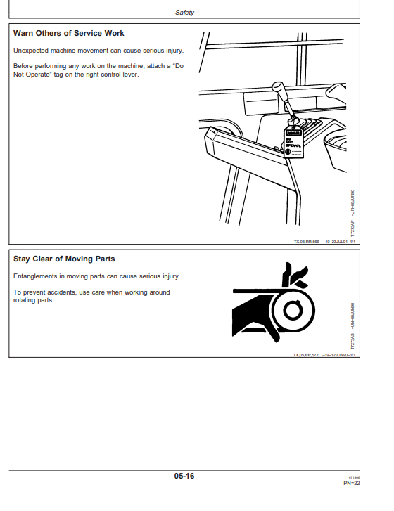 JOHN DEERE 17ZTS EXCAVATOR OPERATOR MANUAL OMT185582