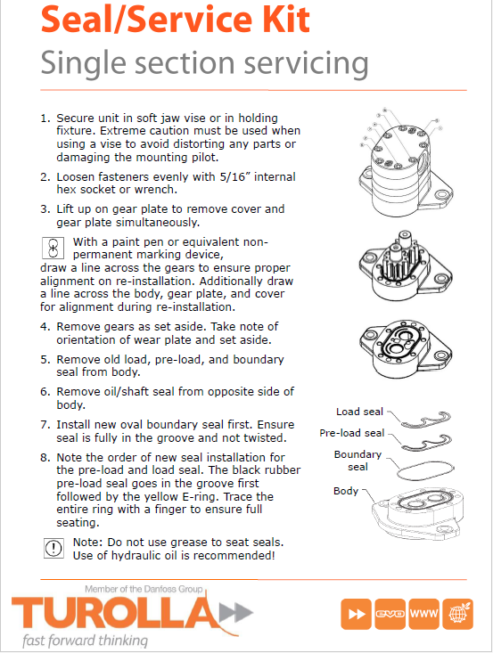 50940484A Mustang Turolla D-Pump Workshop Manual PDF Guide