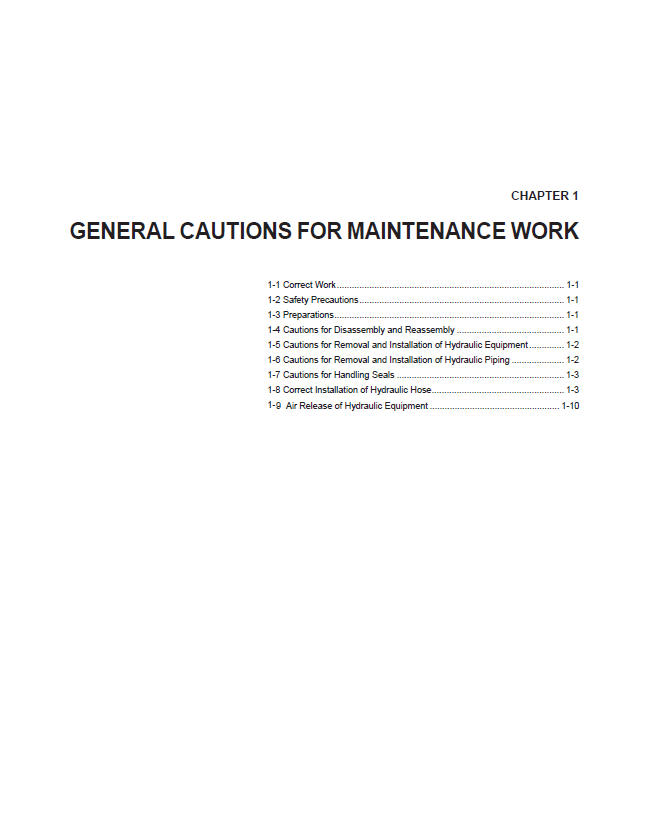50940518 Mustang M08-80M Excavator Technical Service Manual PDF