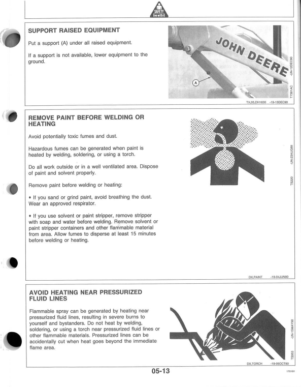 JOHN DEERE 315D SIDESHIFT BACKHOE LOADER OPERATOR MANUAL OMT135095