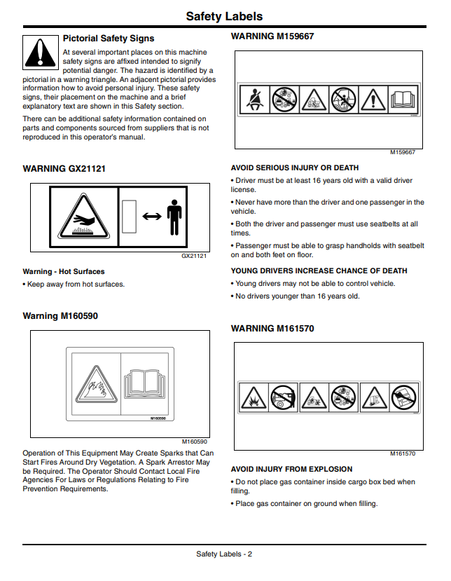 JOHN DEERE GATOR™ UTILITY VEHICLE XUV 855D OPERATOR MANUAL OMM168344
