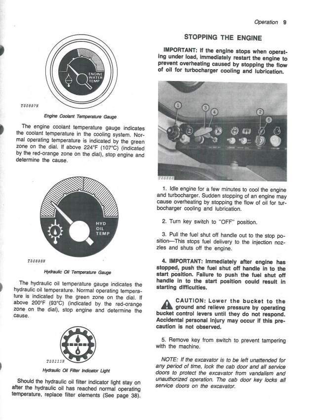 JOHN DEERE JB690-B EXCAVATOR OPERATOR MANUAL OMT53764