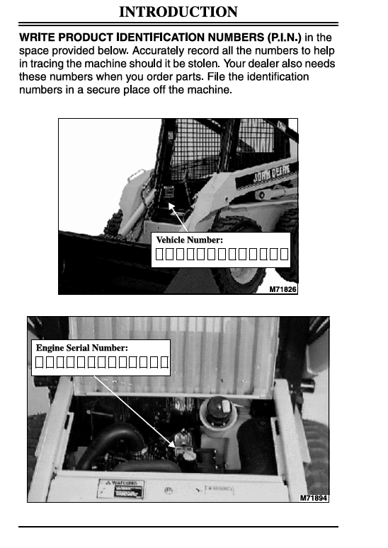 JOHN DEERE 4475 AND 5575 SKID-STEER LOADER OPERATOR MANUAL OMM123792
