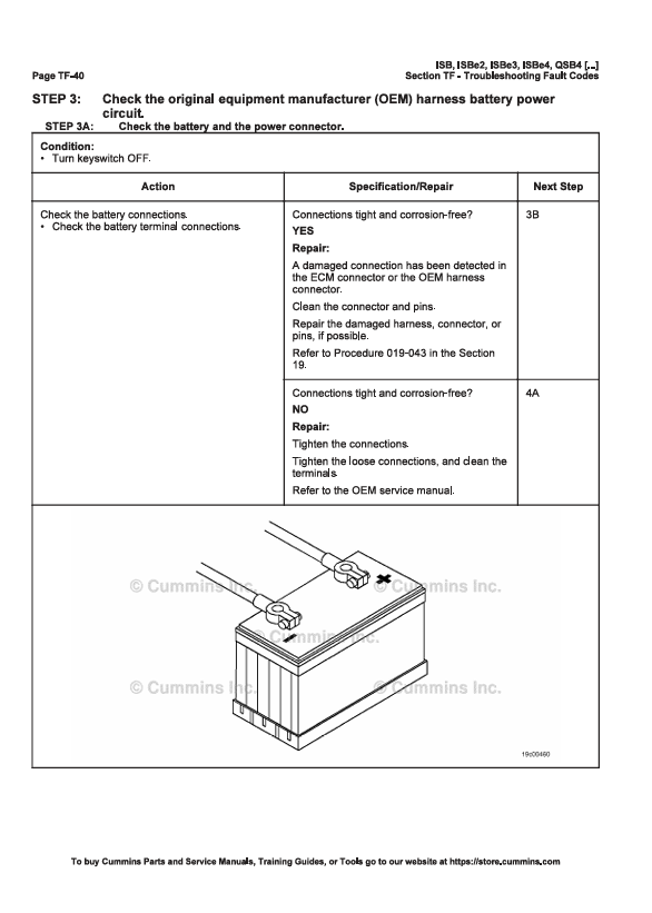 JOHN DEERE CUMMIN ENGINE ISB, ISBE2, ESBE3, ESBE4, QSB, QSC, QSL, ISC, ISLE 4021416-VOL4 REPAIR MANUAL