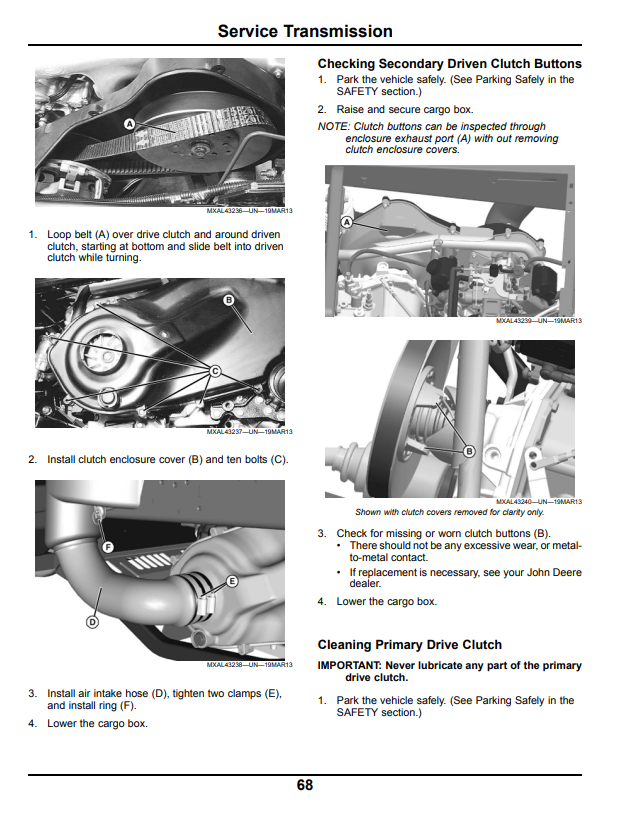 JOHN DEERE XUV 625I GATOR™ UTILITY VEHICLE OPERATOR MANUAL OMM175903