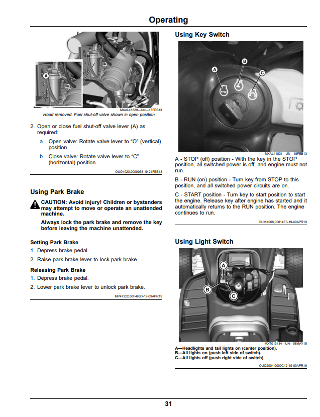 JOHN DEERE X940, X948, AND X949 LAWN AND GARDEN TRACTOR OPERATOR MANUAL OMUC26866
