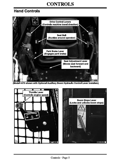 JOHN DEERE 4475 AND 5575 SKID-STEER LOADER OPERATOR MANUAL OMM123792