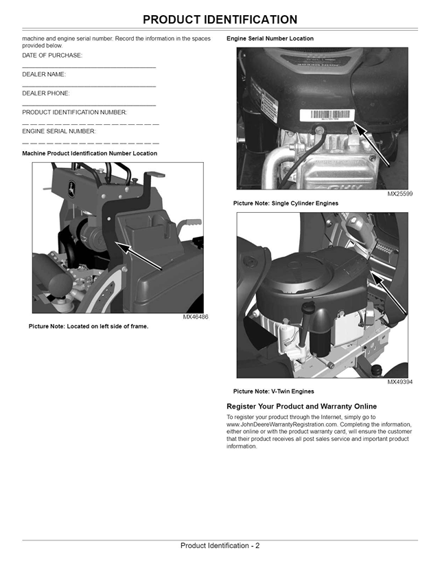 JOHN DEERE 100 SERIES TRACTOR OPERATOR MANUAL OMGX24537