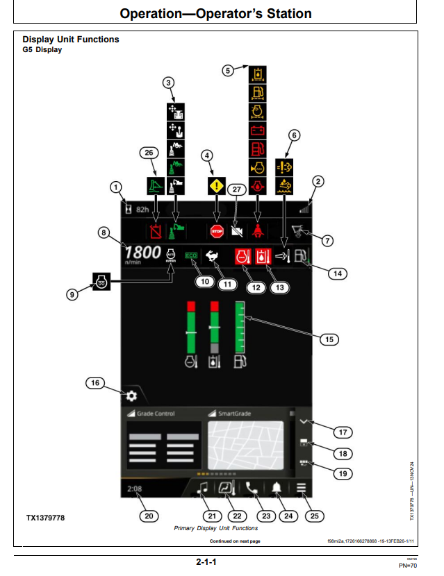 JOHN DEERE 90 P EXCAVATOR OPERATOR MANUAL OMT514374X019